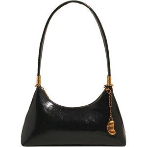 Women's Small Vintage Retro Shoulder Purse Handbags Underarm Bag with 2 Straps